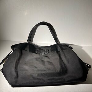 100% Authentic Tory Burch Nylon Black Bag